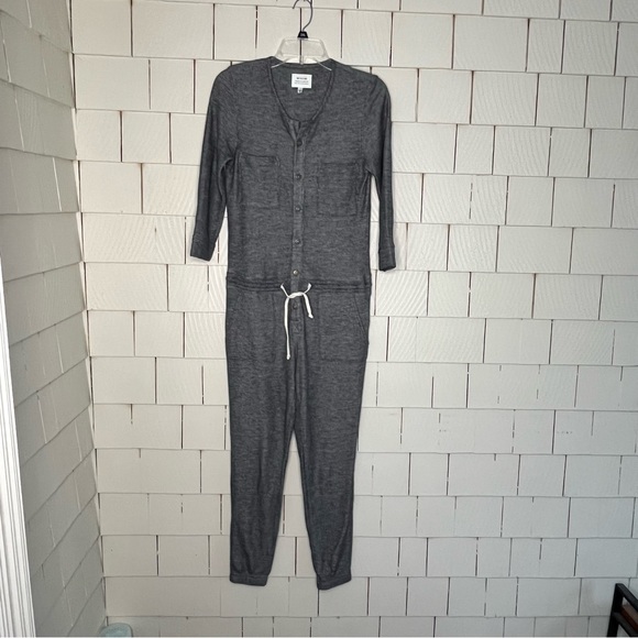 Anthro McGuire Flight Jumpsuit Gray Casual Onesie - Picture 11 of 11